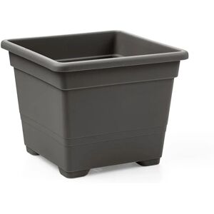 Vaso da giardino quadrato Veca 54 cm Antracite - Interno/Esterno Vaso da giardino quadrato Veca 54 cm Antracite - Interno/Esterno