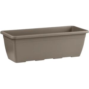 Cassetta da giardino Naxos 60 cm Avana - Fioriera in plastica Cassetta da giardino Naxos 60 cm Avana - Fioriera in plastica