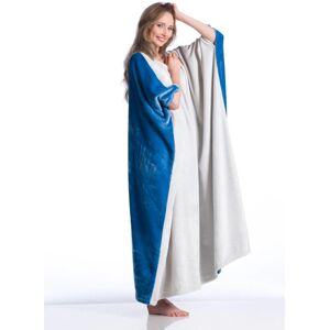 Kanguru 120x120cm Microfiber Flying Squirrel Blanket - Blue, Grey Kanguru 120x120cm Microfiber Flying Squirrel Blanket - Blue, Grey