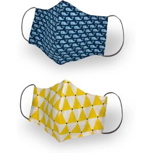 LAVATELLI Set 2 Herbruikbare katoenen maskers voor kinderen 2-5 - Maskers LAVATELLI Set 2 Herbruikbare katoenen maskers voor kinderen 2-5 - Maskers