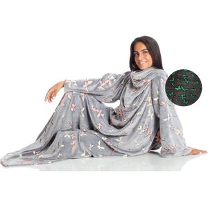Kanguru Deluxe Glow Butterflies Microfiber Throw Blanket - 140x180cm Kanguru Deluxe Glow Butterflies Microfiber Throw Blanket - 140x180cm