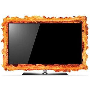 Lavatelli - Frame Flame-TV 32 - Arancione - Decorativo - Adesivo da muro Lavatelli - Frame Flame-TV 32 - Arancione - Decorativo - Adesivo da muro