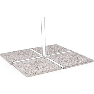 Base ombrellone in cemento BIZZOTTO - 50x50cm Ghiaio - Resistente, 20kg Base ombrellone in cemento BIZZOTTO - 50x50cm Ghiaio - Resistente, 20kg