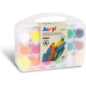 Primo 416TB18ASP Ensemble de Peintures Acryliques - 18 Couleurs 25ml - Publicité Primo 416TB18ASP Ensemble de Peintures Acryliques - 18 Couleurs 25ml - Publicité