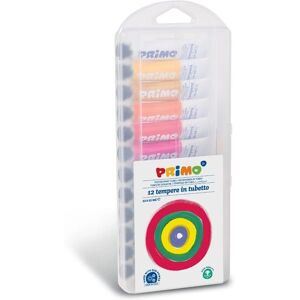Primo 448T12AP Peinture d'art et d'artisanat - 12 couleurs gouache - 144ml - Publicité Primo 448T12AP Peinture d'art et d'artisanat - 12 couleurs gouache - 144ml - Publicité