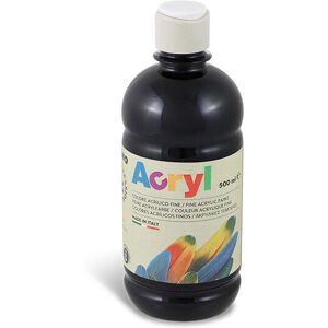 Color Acrilico Primo - 500ml Nero Color Acrilico Primo - 500ml Nero