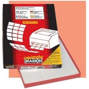 Markin 210C526 White Self-Adhesive Label - 7200 pcs Markin 210C526 White Self-Adhesive Label - 7200 pcs