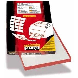 Étiquettes d'imprimante Markin 210C556 blanches - 52,5x25mm, 4800 pcs - Publicité Étiquettes d'imprimante Markin 210C556 blanches - 52,5x25mm, 4800 pcs - Publicité