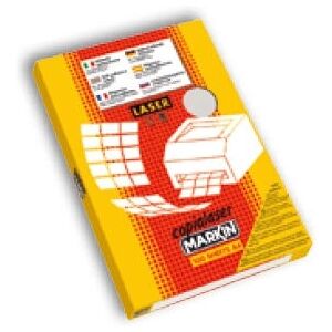 Étiquettes pour imprimante laser Markin 220LSR335 Argent - Étiquettes - Publicité Étiquettes pour imprimante laser Markin 220LSR335 Argent - Étiquettes - Publicité
