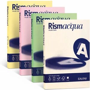 Favini Rismacqua Druckpapier A3 - Mehrfarben - 125 Blätter Favini Rismacqua Druckpapier A3 - Mehrfarben - 125 Blätter