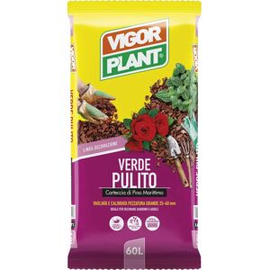 VIGORPLANT Écorce de pin - 25-40mm, Vert, 60L - Paillis - Publicité VIGORPLANT Écorce de pin - 25-40mm, Vert, 60L - Paillis - Publicité