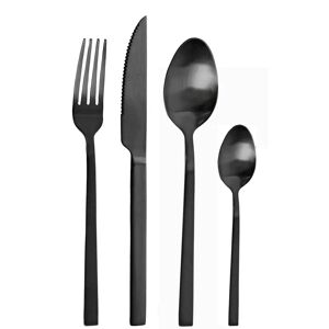 Zestaw sztućców PINTINOX Duke Carbon - Czarny Elegancki - 24 szt Zestaw sztućców PINTINOX Duke Carbon - Czarny Elegancki - 24 szt