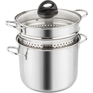 Barazzoni Modèle 419048022 Casserole à pâtes en acier inoxydable - 6L - Publicité Barazzoni Modèle 419048022 Casserole à pâtes en acier inoxydable - 6L - Publicité