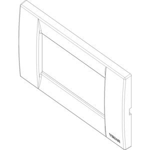 Vimar White 3-Module Wall Plate - Wall Plate/Switch Cover Vimar White 3-Module Wall Plate - Wall Plate/Switch Cover