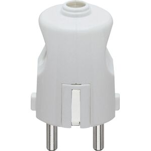 Vimar 00230.B White Power Plug - 2P, IP20, 16A Vimar 00230.B White Power Plug - 2P, IP20, 16A