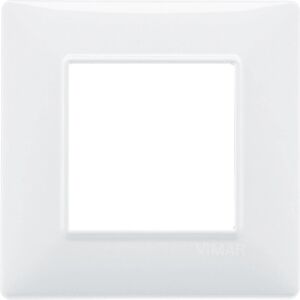 Vimar Placca Bianca 2 Moduli - Copertura Interruttore Vimar Placca Bianca 2 Moduli - Copertura Interruttore