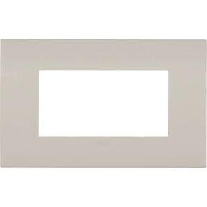 Vimar 19954.31 Placca a Parete in Metallo - 4 Moduli - Beige - Copertura Interruttori Vimar 19954.31 Placca a Parete in Metallo - 4 Moduli - Beige - Copertura Interruttori