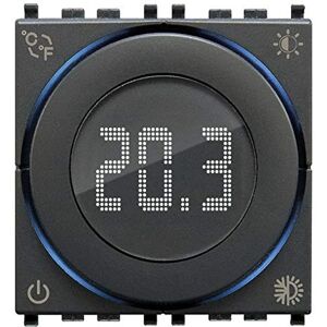 Vimar Vimar 2970 Thermostat - On/Off, LED, 2 Modules Vimar Vimar 2970 Thermostat - On/Off, LED, 2 Modules