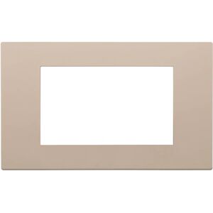 Vimar Vimar 30654.21 Piastra a parete - Copertura interruttore, 4 moduli, marrone Vimar Vimar 30654.21 Piastra a parete - Copertura interruttore, 4 moduli, marrone