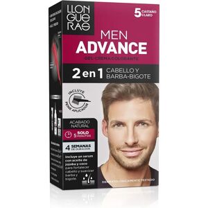 Llongueras Men Advance Light Brown Semi-permanent Hair Coloring Cream - 4 pcs Llongueras Men Advance Light Brown Semi-permanent Hair Coloring Cream - 4 pcs