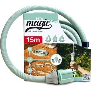 Manguera extensible Idroeasy Magic Soft Smart - 15m, Azul, Gris Manguera extensible Idroeasy Magic Soft Smart - 15m, Azul, Gris