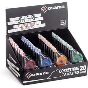 OSAMA Correction Tape Pack of 36 - 20M for School & Office OSAMA Correction Tape Pack of 36 - 20M for School & Office