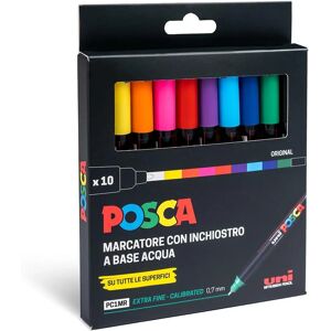 Set de Marcadores Posca - 10 Colores Variados Set de Marcadores Posca - 10 Colores Variados