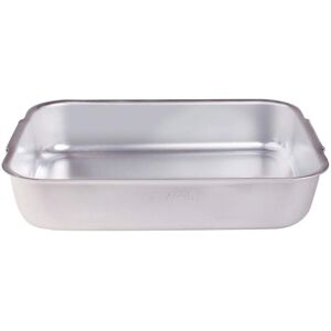 Agnelli Rectangular Aluminum Roasting Pan - 45x30cm, 3mm Thick Agnelli Rectangular Aluminum Roasting Pan - 45x30cm, 3mm Thick