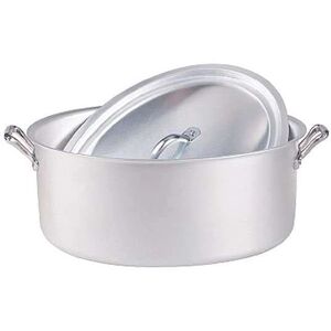 Agnelli Model - Ovale matte aluminium kookpot - 28cm Agnelli Model - Ovale matte aluminium kookpot - 28cm