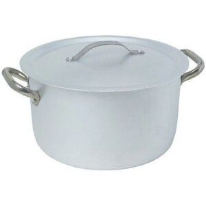 Olla de hierro fundido Agnelli - Diámetro 28cm - Aluminio Olla de hierro fundido Agnelli - Diámetro 28cm - Aluminio