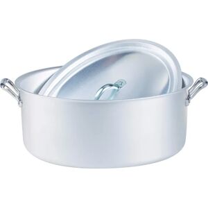 Agelli Ovale Aluminium Sauspan met Deksel - 32cm Agelli Ovale Aluminium Sauspan met Deksel - 32cm