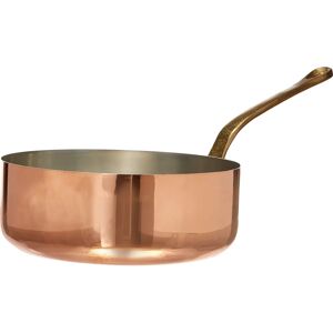 Casseruola bassa in rame fatta a mano da Agnelli - 24cm, 8cm di altezza, 3,5L Casseruola bassa in rame fatta a mano da Agnelli - 24cm, 8cm di altezza, 3,5L