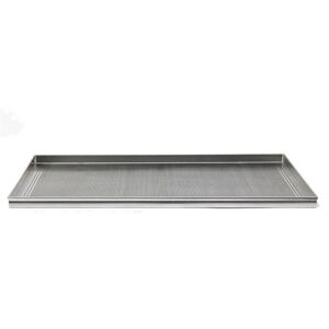 Pentole Agnelli Backblech - Rechteckig, Mikroperforiert, Aluminium - 60x40cm Pentole Agnelli Backblech - Rechteckig, Mikroperforiert, Aluminium - 60x40cm