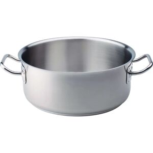 Casseruola bassa in acciaio inox Agnelli per induzione - 24cm, 4,5L Casseruola bassa in acciaio inox Agnelli per induzione - 24cm, 4,5L