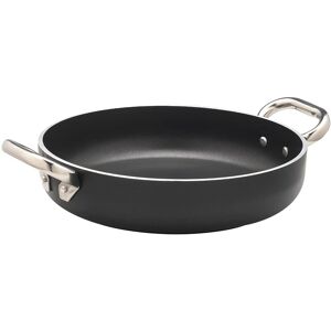 Agnelli Zwarte Aluminium Non-Stick Koekenpan - Keukengerei Agnelli Zwarte Aluminium Non-Stick Koekenpan - Keukengerei