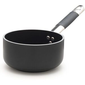 Agnelli Black Aluminum 16cm Saucepan - Induction Compatible Agnelli Black Aluminum 16cm Saucepan - Induction Compatible