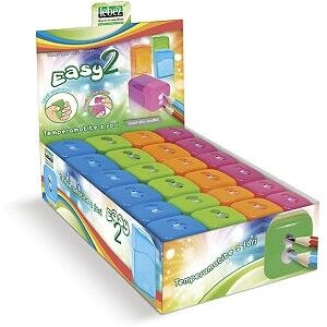 Lebez 80915 Taille-crayon manuel multicolore - Publicité Lebez 80915 Taille-crayon manuel multicolore - Publicité