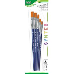Pinceau Art Nail Lebez 300B - Poil synthétique, Ensemble de 5 pinceaux à spatule plate - Publicité Pinceau Art Nail Lebez 300B - Poil synthétique, Ensemble de 5 pinceaux à spatule plate - Publicité