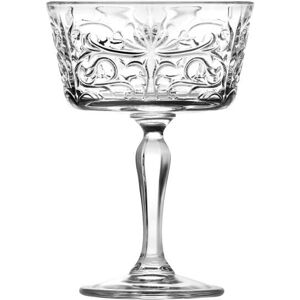 RCR Crystal Champagne Glass Set 6 - Modern Pattern - 268ml RCR Crystal Champagne Glass Set 6 - Modern Pattern - 268ml