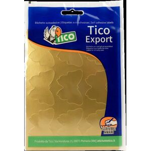 Étiquettes Autoadhésives Or Tico - 90 pcs - 48x36mm - Publicité Étiquettes Autoadhésives Or Tico - 90 pcs - 48x36mm - Publicité