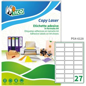 Etiquetas Rectangulares Blancas Brillantes Tico 61x28mm Etiquetas Rectangulares Blancas Brillantes Tico 61x28mm