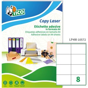 Tico Copy Laser Premium Self-Adhesive White Labels - 800 pcs Tico Copy Laser Premium Self-Adhesive White Labels - 800 pcs