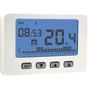 Vemer VE725800 - Digital Weekly Wall Thermostat - White Vemer VE725800 - Digital Weekly Wall Thermostat - White