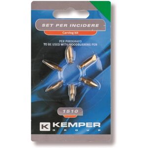 KEMPER 1510 Set van 6 accessoires voor pyrograveren - Pyrograveren accessoire set KEMPER 1510 Set van 6 accessoires voor pyrograveren - Pyrograveren accessoire set