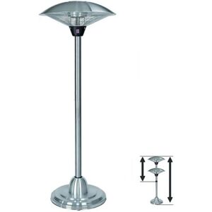 Chauffage de Terrasse Infrarouge Kemper - 2000W - Noir - Publicité Chauffage de Terrasse Infrarouge Kemper - 2000W - Noir - Publicité