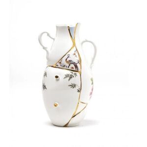 Seletti Kintsugi Bone China Vase - Elegante Reparaturkunst Seletti Kintsugi Bone China Vase - Elegante Reparaturkunst