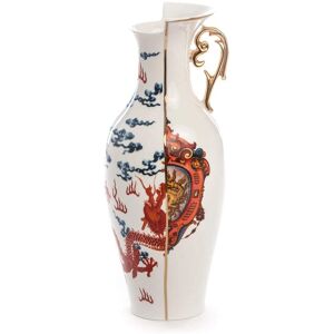 Seletti - Vaso in Bone China Hybrid Adelma - Ceramica Multicolore - Decorazione Artistica Seletti - Vaso in Bone China Hybrid Adelma - Ceramica Multicolore - Decorazione Artistica