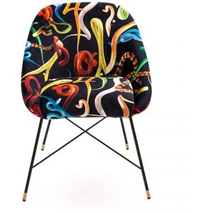 Seletti Gepolsterter Schlangenstuhl - 1950er Möbel-Design Seletti Gepolsterter Schlangenstuhl - 1950er Möbel-Design
