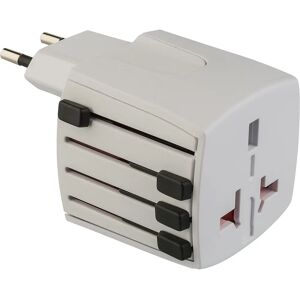 Adaptateur de Voyage Poly Pool PP0430 Type L, Blanc - Publicité Adaptateur de Voyage Poly Pool PP0430 Type L, Blanc - Publicité