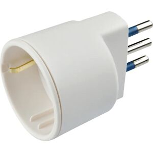 Adaptateur de Prise Poly Pool PP0433 Blanc Type L - Prise électrique - Publicité Adaptateur de Prise Poly Pool PP0433 Blanc Type L - Prise électrique - Publicité